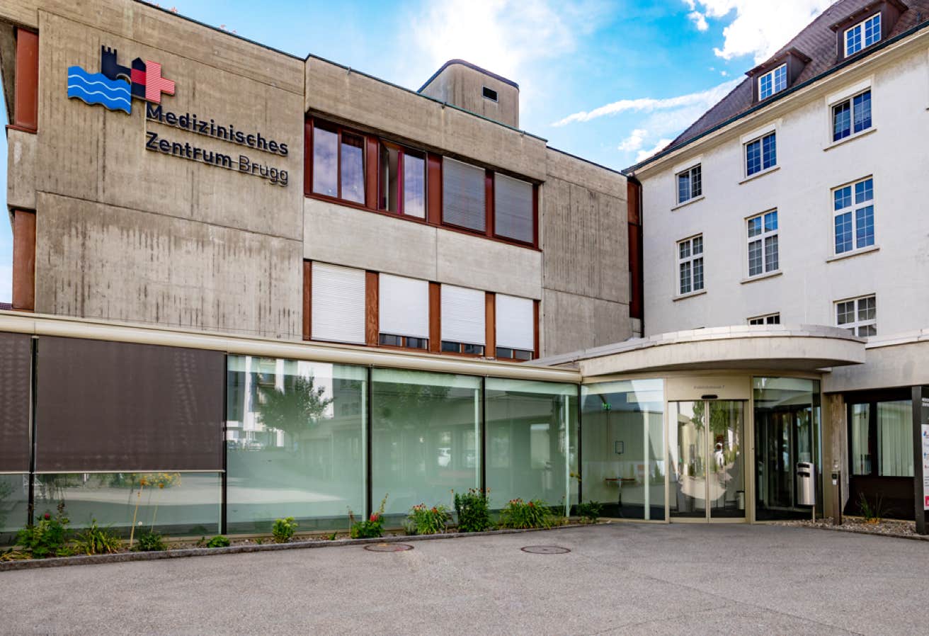 Haupteingang Medizinisches Zentrum Brugg